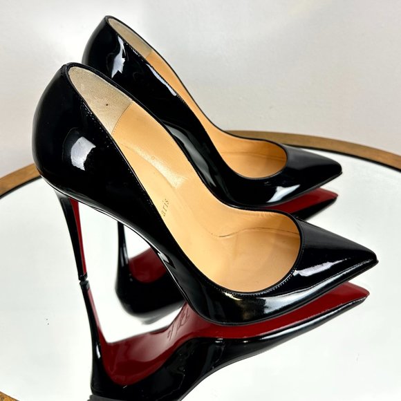 CHRISTIAN LOUBOUTIN Pigalle Follies Pointed Toe Pump Size in Black 10US / 40EU - Picture 7 of 16